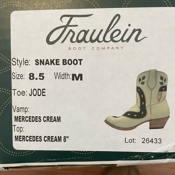 Fraulein Boot Company Sneaky Snake Boot - Picture 7 of 9